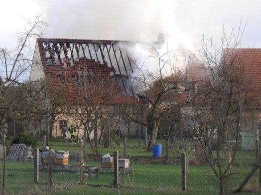 Dachstuhlbrand am 03.04.2010